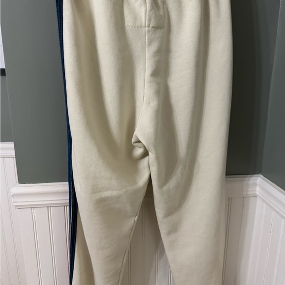 Aviator Nation 5 Stripe Women's Sweatpants Vintage White Size Large - Picture 5 of 8